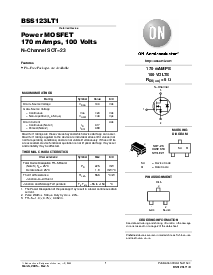 浏览型号BSS123LT1G的Datasheet PDF文件第1页