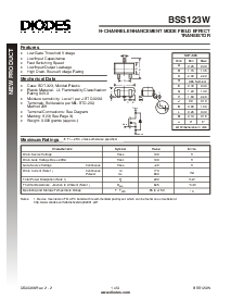 浏览型号BSS123-7的Datasheet PDF文件第1页