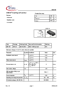 浏览型号BSS139的Datasheet PDF文件第1页