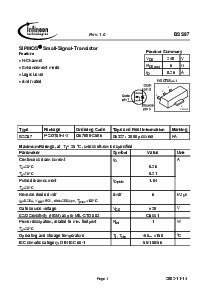 浏览型号BSS87的Datasheet PDF文件第1页