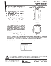 浏览型号SN74ABT541BN的Datasheet PDF文件第1页