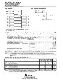 浏览型号SN74ABT541BDW的Datasheet PDF文件第2页