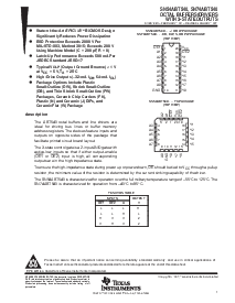 浏览型号SN74ABT540DBR的Datasheet PDF文件第1页