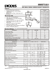 浏览型号MMBT5551-7的Datasheet PDF文件第1页