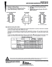 浏览型号SN74CBTLV3125DBQR的Datasheet PDF文件第1页