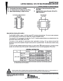 浏览型号SN74CBTLV3253D的Datasheet PDF文件第1页