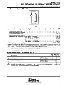 浏览型号SN74CBTLV3253DBQ的Datasheet PDF文件第3页