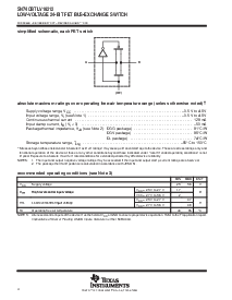 浏览型号SN74CBTLV16212的Datasheet PDF文件第4页