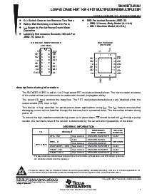 浏览型号SN74CBTLV3257DR的Datasheet PDF文件第1页