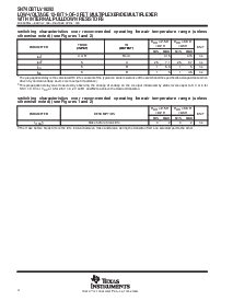 浏览型号SN74CBTLV16292的Datasheet PDF文件第4页
