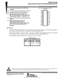 浏览型号SN74CBTLV3383DGV的Datasheet PDF文件第1页