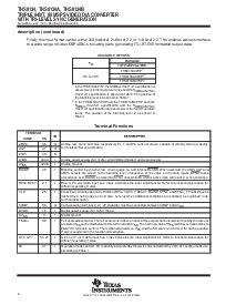 浏览型号THS8134BTQFP的Datasheet PDF文件第2页