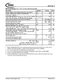 浏览型号BTS441T S的Datasheet PDF文件第3页