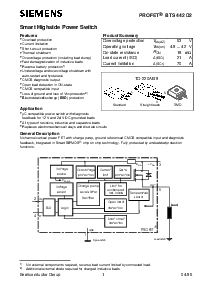 浏览型号BTS442D2的Datasheet PDF文件第1页