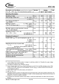 浏览型号BTS716G的Datasheet PDF文件第6页