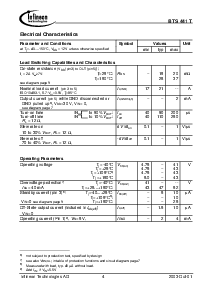 浏览型号BTS441T G的Datasheet PDF文件第4页