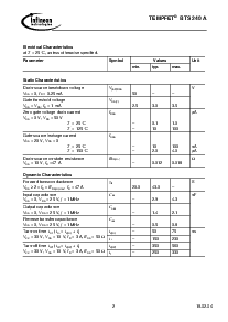 浏览型号BTS240A的Datasheet PDF文件第2页