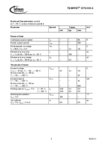 浏览型号BTS240A的Datasheet PDF文件第3页
