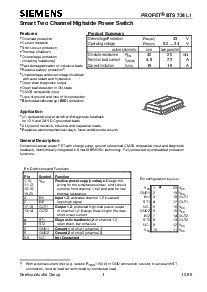 浏览型号BTS734L1的Datasheet PDF文件第1页