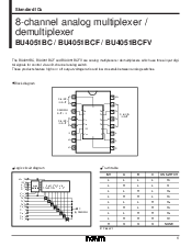 浏览型号BU4051BCFV的Datasheet PDF文件第1页