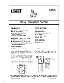 浏览型号BUF634T的Datasheet PDF文件第1页