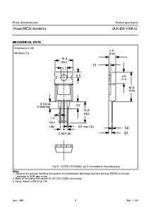 浏览型号BUK456-100B的Datasheet PDF文件第6页