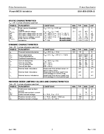 浏览型号BUK456-200A的Datasheet PDF文件第2页