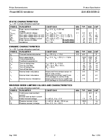 浏览型号BUK456-800的Datasheet PDF文件第2页