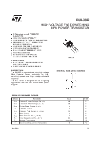 浏览型号BUL38D的Datasheet PDF文件第1页