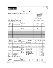 浏览型号BUT11A的Datasheet PDF文件第1页