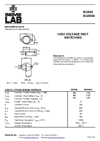 浏览型号BUX98的Datasheet PDF文件第1页