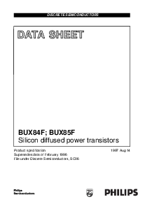 浏览型号BUX84F的Datasheet PDF文件第1页