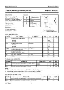 浏览型号BUX84F的Datasheet PDF文件第2页