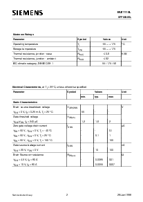 浏览型号BUZ111SL的Datasheet PDF文件第2页