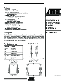 浏览型号AT28BV256-25的Datasheet PDF文件第1页
