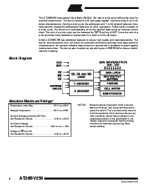 浏览型号AT28BV256-20的Datasheet PDF文件第2页