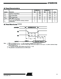 浏览型号AT28BV256-25的Datasheet PDF文件第5页