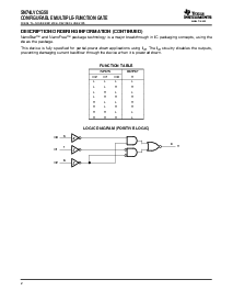 浏览型号SN74LVC1G58DBVRG4的Datasheet PDF文件第2页