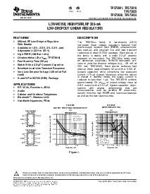 浏览型号TPS73025DBVRG4的Datasheet PDF文件第1页