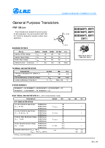 浏览型号BC857BWT1的Datasheet PDF文件第1页