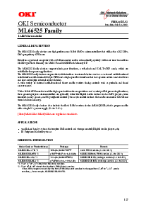 浏览型号ML66525B-xxLA的Datasheet PDF文件第1页