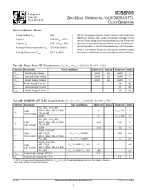 浏览型号ICS8705BYLFT的Datasheet PDF文件第4页