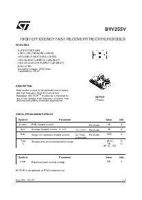 浏览型号BYV255V的Datasheet PDF文件第1页