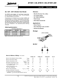 浏览型号BYW51-200的Datasheet PDF文件第1页