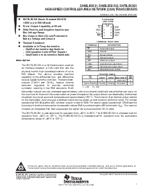 浏览型号SN75LBC031的Datasheet PDF文件第1页