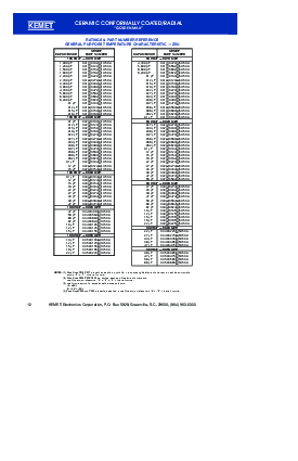 浏览型号C052G102B1CK5CA的Datasheet PDF文件第12页