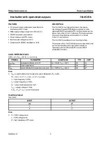 浏览型号74LVC07AD的Datasheet PDF文件第2页