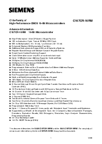 浏览型号C167CR-16RM的Datasheet PDF文件第3页