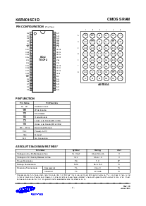 浏览型号K6R4016C1D-KC8的Datasheet PDF文件第4页