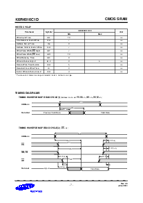 浏览型号K6R4016C1D-KC8的Datasheet PDF文件第7页